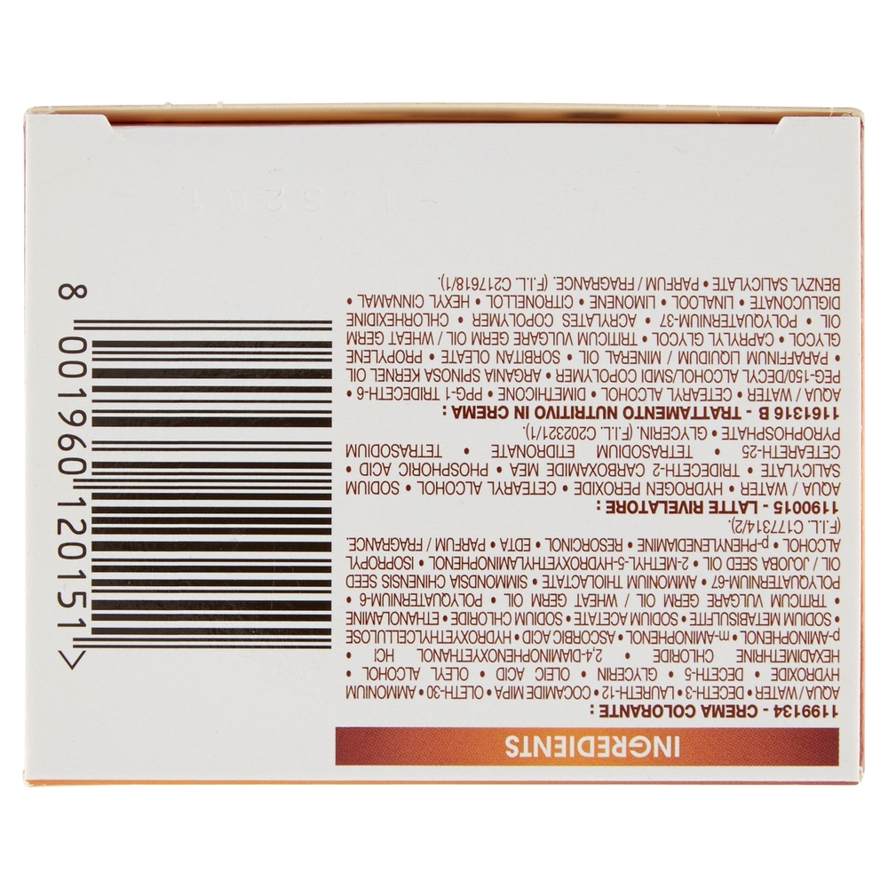 Garnier Belle Color Colore Luminoso, Tinta per Capelli Bianchi 21 Castano Chiaro Dorato Naturale